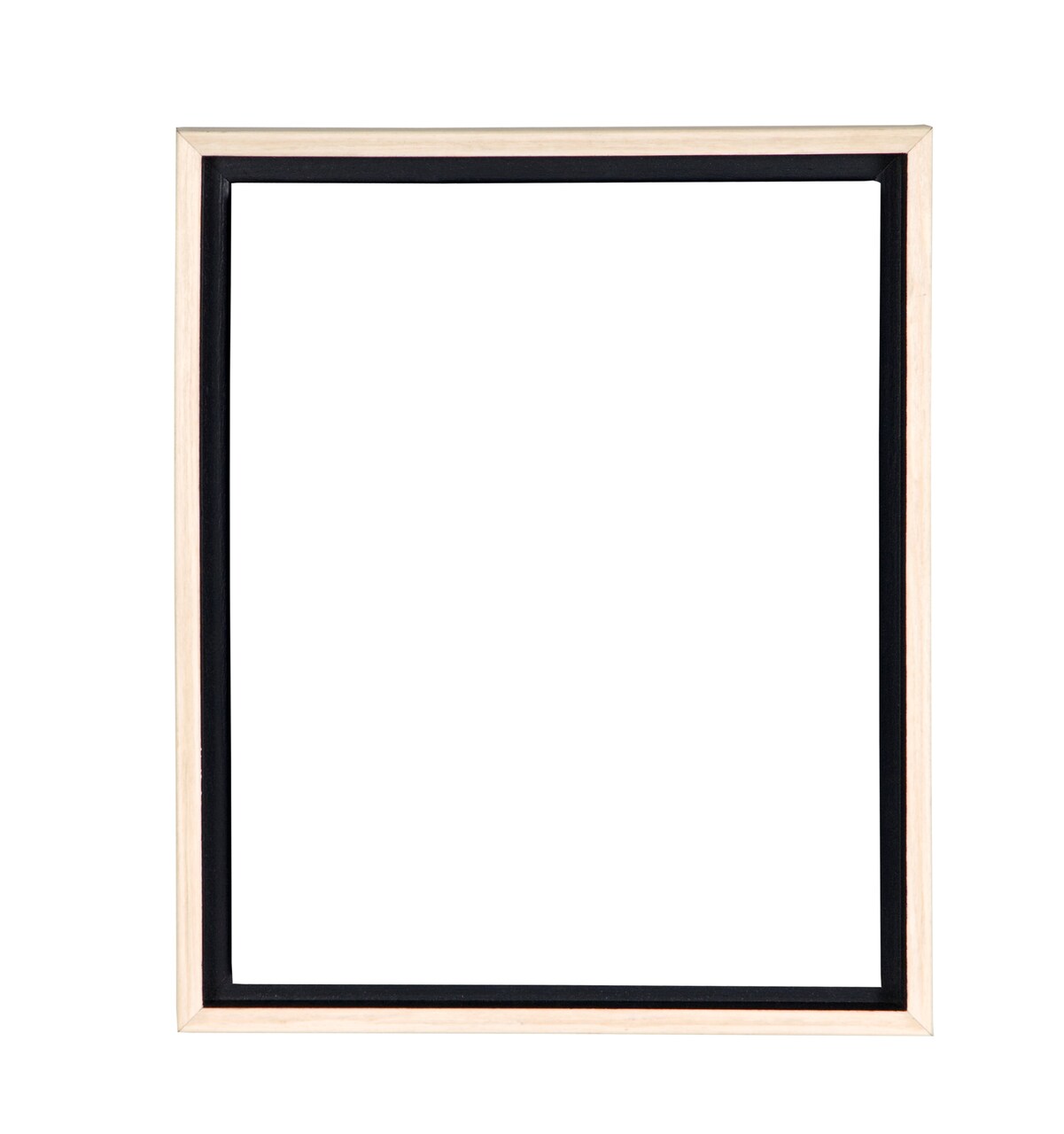 Creative Mark Illusions Floater Frame For 3/4" Deep Canvases -Natural - For Galleries & Home Decor - Wood Float Frame for Canvas Paintings- Complete Hanging Hardware